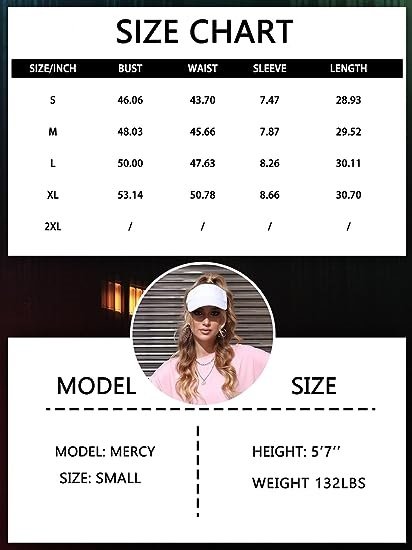 Women’s Summer Casual Short Sleeve Oversize Workout T-Shirt